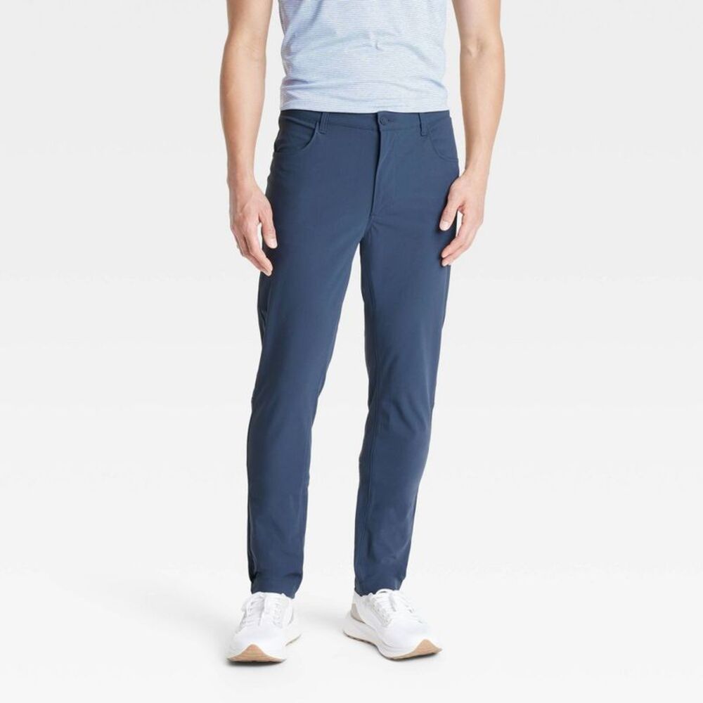 Men's 360 Lifestyle Slim Fit 5-Pocket Pants - All In Motion Navy Blue 34x32